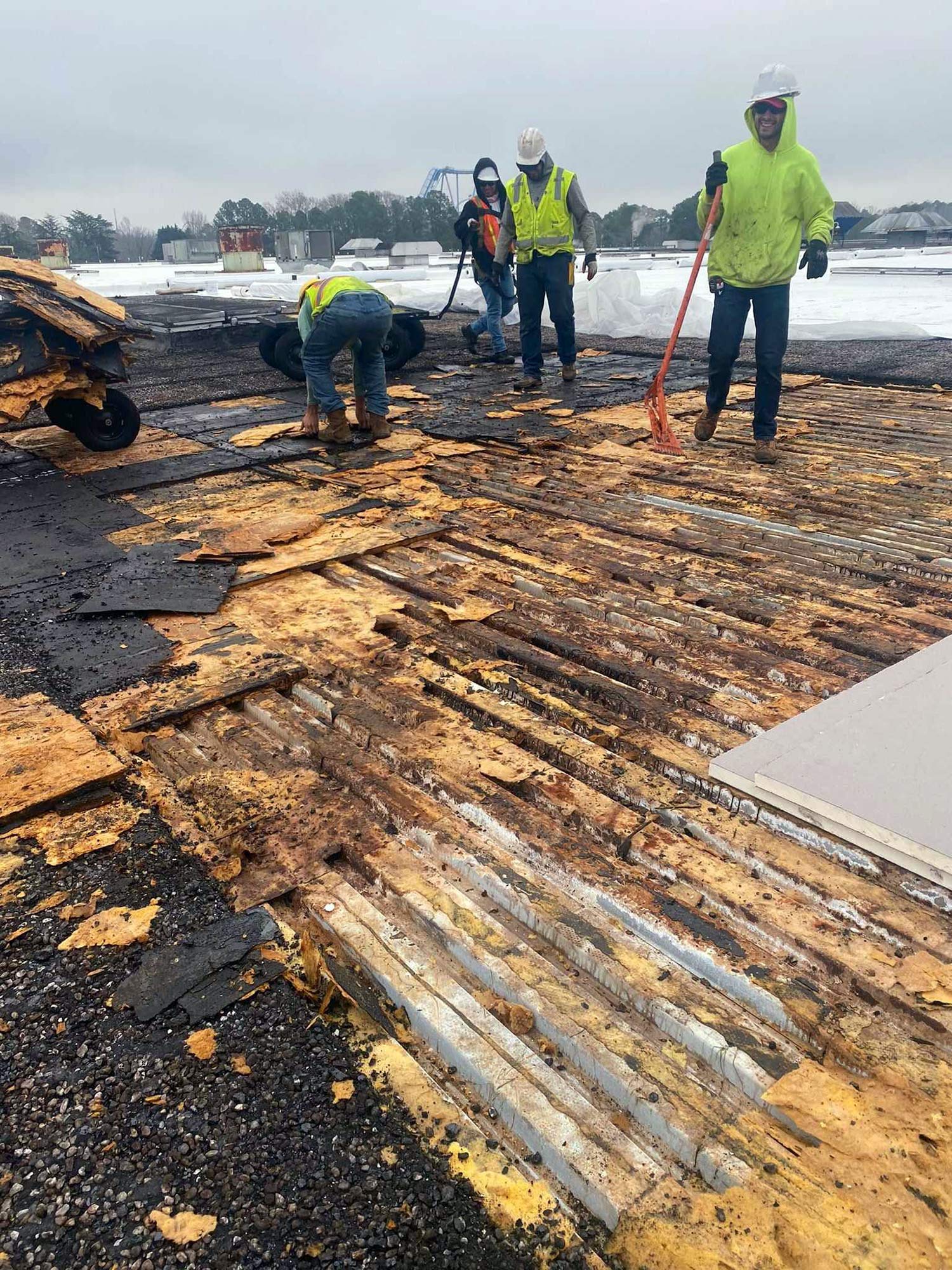 Commercial Roof Install - PBA Roofing Services Branford CT