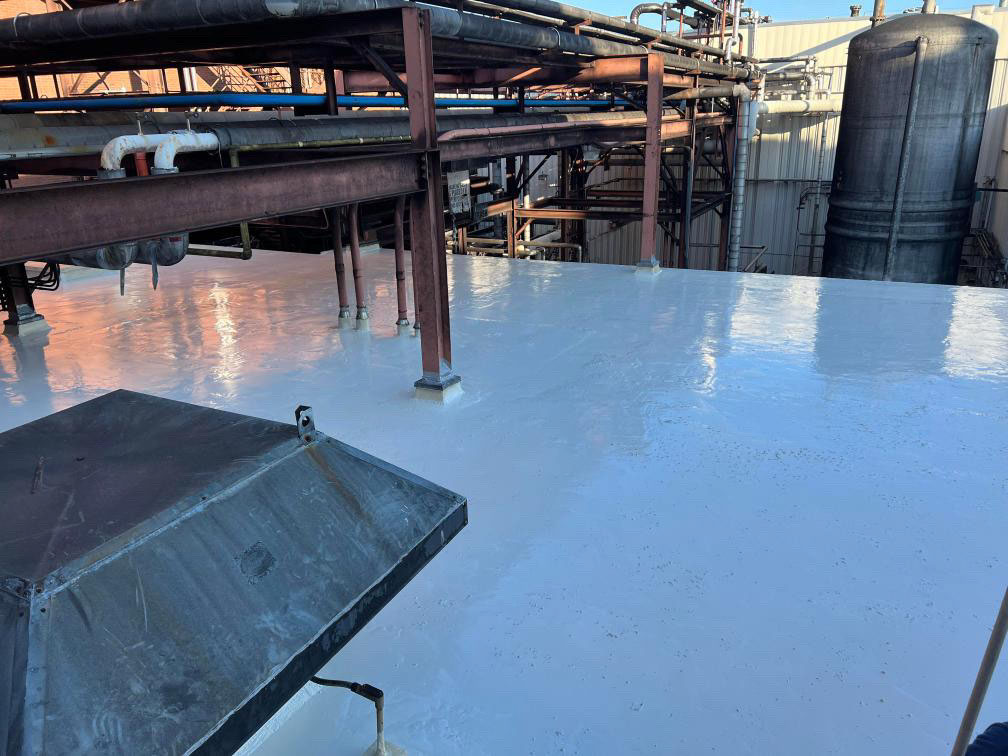 Liquid Coating Roof - PBA Roofing Services Branford CT